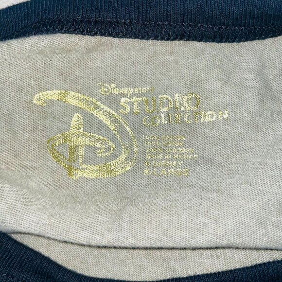 Grumpy Seven Dwarfs Disney Studio Collection Mens XL Ringer TShirt Green - Picture 10 of 12